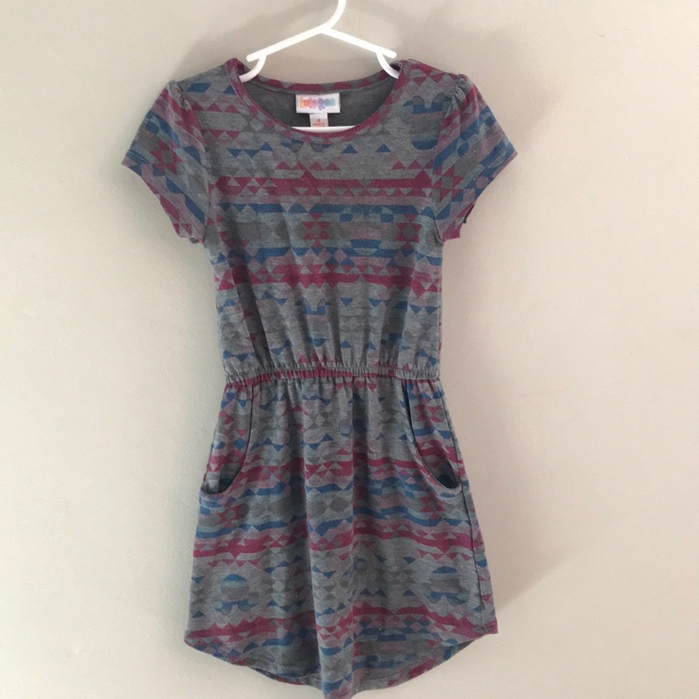 LulaRoe Disney Minnie Mouse Mae dress with pockets